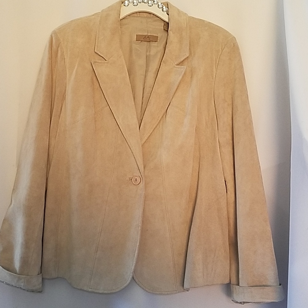 100% SUEDE LEATHER JACKET